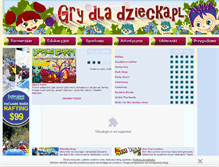 Tablet Screenshot of grydladziecka.pl